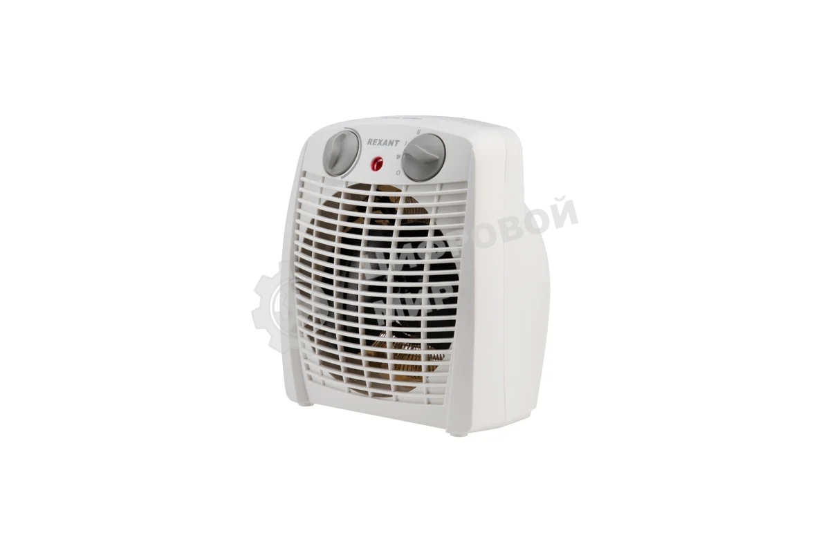 Тепловентилятор Rexant белый, 2000 Вт, 20 м2, термостат