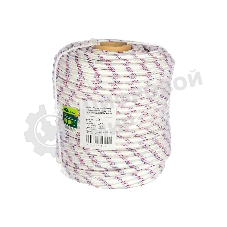 Фал плетеный Сибртех 24-прядный полипропиленовый с сердечником 12 мм, бухта 100 м, 1000 кгс,