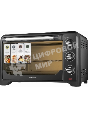 Мини-печь Hyundai MIO-HY092 35л. 1600Вт черный