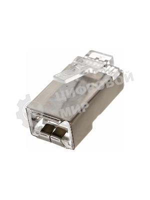 Коннектор VCOM RJ45 8P8C для FTP кабеля 5 кат. экранированные, 20 шт,