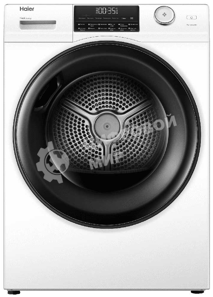 Сушильная машина Haier HD90-A2959 белый, 9 кг, сушка - тепловой насос, программ - 12, 59.5 x 84.5 x 66.5 см