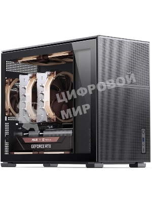 Корпус без блока питания JONSBO D31 MESH Black MATX без БП, боковая панель из закаленного стекла, mini-ITX, micro-ATX, черный