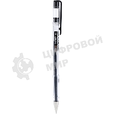 Ручка гелевая Deli EveryU EG65-BK прозрачный, d=0.5мм, черные чернила
