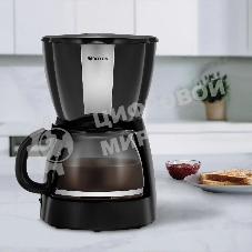 Кофеварка капельная Vitek VT-1503 черный, исп. кофе - молотый, 1.2 л, 900 Вт.