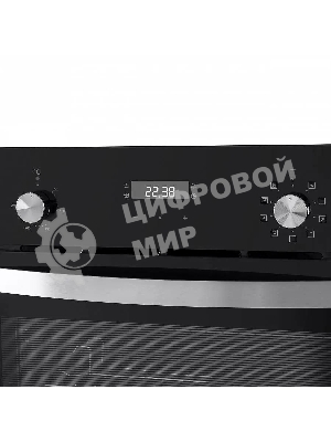 Духовой шкаф электрический Maunfeld EOEM.589B черный/серебристый, встраиваемый