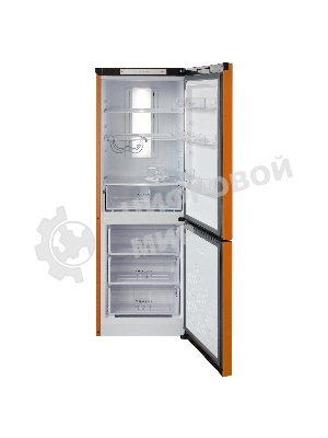 Холодильник Бирюса Б-T920NF оранжевый двухкамерный 210/100 л морозилка снизу, No Frost