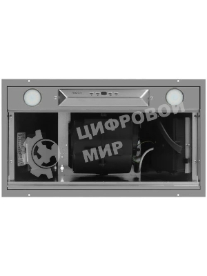 Встраиваемая вытяжка Hotpoint HPAE 52FLB X, управление сенсорное, Серебристый