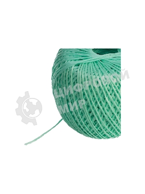 Шпагат полипропиленовый Сибртех 1200 текс, 1,7 мм, L 400 м, зеленый