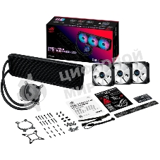Система жидкостного охлаждения ASUS ROG STRIX LC III 360 ARGb LCD 90RC00W1-M0UAY0 черный 120мм алюминий+медь 2200rpm 36db 4-pin