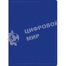 Папка с 60 прозрачными вкладками Silwerhof Eco A4, пластик, 0.7мм, синий