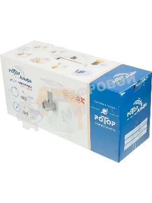 Мясорубка электрическая Ротор ЭМШ 35/250-3 белый, 1500 Вт, 0.6 кг/мин, реверс, защита от перегрузки, насадки - 4