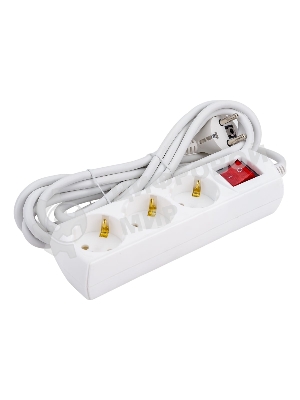 Удлинитель 3х3 м с заземл. 10А 250В У03В GENERICA 2P+PE 3х1 кв.мм IEK WYP10-10-03-03-ZK-G