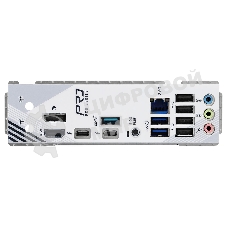 Материнская плата ASRock Z890 PRO RS, LGA1851, Intel Z890, 4xDDR5, 4xSATA, 4xM.2, 1xPCIe 5.0 x16, 2xThunderbolt 4, 1xUSB-A 3.2 Gen 2, 6xUSB-A 3.2 Gen 1, 4xUSB 2.0, 1xHDMI, 1xDP, 1x2.5Gb LAN, 3x3.5 мм, 7.1, ATX