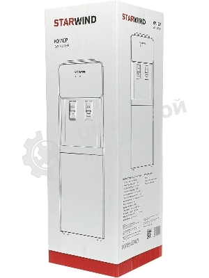 Кулер Starwind SW-1011EB напольный, электронный, черный/серебристый