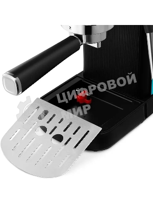 Кофеварка рожковая Kitfort КТ-7461 бирюзовый/черный, исп. кофе - молотый, 1.2 л, 1350 Вт, 20 бар