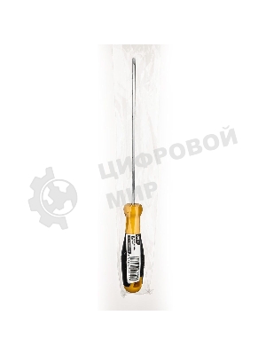 Отвертка шлицевая Deli DL6331501 3х150мм CR-V, Двухкомпонентная ручка. Хромированная