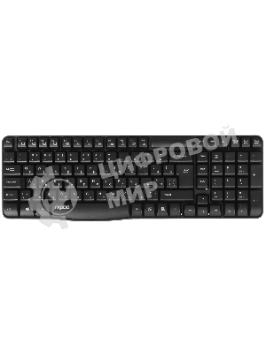 Комплект клавиатура+мышь Rapoo X1800S беспроводной, USB, 1000 DPI, чёрный