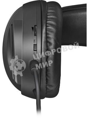 Гарнитура Defender Dexter RG чёрный, проводная, USB / 2 x mini jack 3.5 мм, подсветка