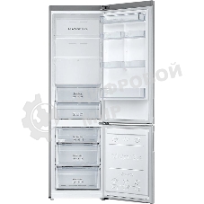 Холодильник Samsung RB37A5200SA серебристый двухкамерный 269/98л морозилка снизу, No Frost