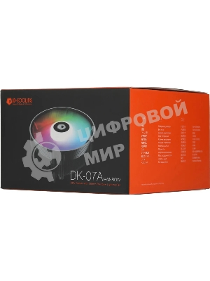 Кулер ID-Cooling DK-07A RAINBOW (AMD) черный 120мм алюминий 1800rpm 26db 4-зшт 125W 60мм