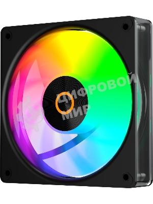 Вентилятор для корпуса Ocypus Gaммa F12 Elite BK ARGB 3 IN 1, 120x120x25мм, 4-PIN PWM, 600-1800 RPM, 26 DBA MAX, HYDRO BEARING