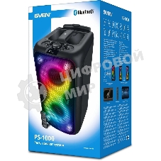 Колонка портативная SVEN АС PS-1000 черный 160W 1.0 BT/3.5Jack 8000mAh