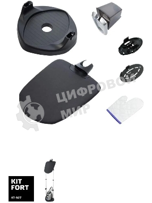 Отпариватель Kitfort КТ-927 серебристый, 2100 Вт, 30÷5 г/мин, 1200 мл