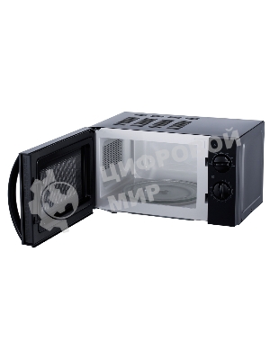 Микроволновая печь Starwind SMW2320 черный, 20 л, 700 Вт, переключатели - поворотный механизм