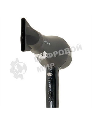 Фен АКСИНЬЯ КС-707 черный/серебристый, 2000 Вт