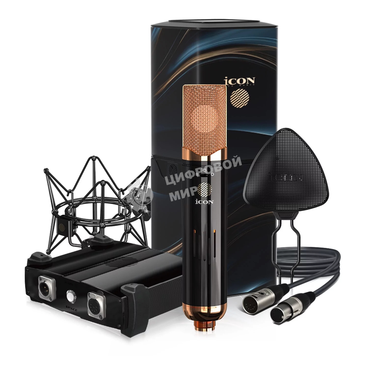 Профессиональный студийный ламповый микрофон Icon Space 251