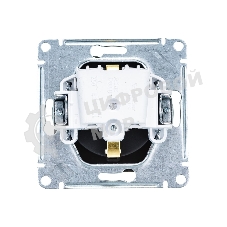 Механизм розетки 1-м СП AtlasDesign с заземл. защ. шторки 16А карбон SchE ATN001045