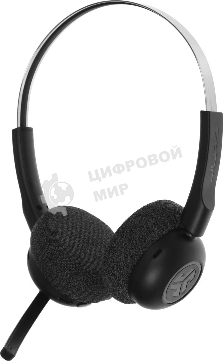 Гарнитура JLab GO Work Pop Wireless Headphones чёрный, беспроводная, Bluetooth, до 50 ч