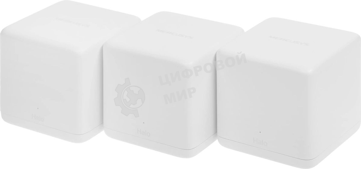 Бесшовный Mesh роутер Mercusys Halo H60X (3-pack) AX1500 Wi-Fi 6 система
