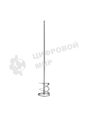 Миксер Сибртех для красок и штукатурных смесей, 100х600 мм, хвостовик SDS plus