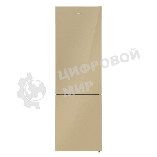 Холодильник Maunfeld MFF200NFBG Inverter бежевый двухкамерный инвертор 271/106 л морозилка снизу, No Frost