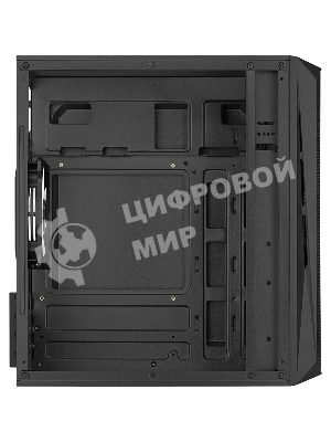 Компьютерный корпус Aerocool/Formula CS-107 черный без БП mATX 1x120мм 1xUSB 2.0 1xUSB 3.0 audio