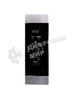 Встраиваемая микроволновая печь Korting KMI 825 XN нержавеющая сталь, 25 л, 900 Вт, переключатели - поворотный механизм/кнопки