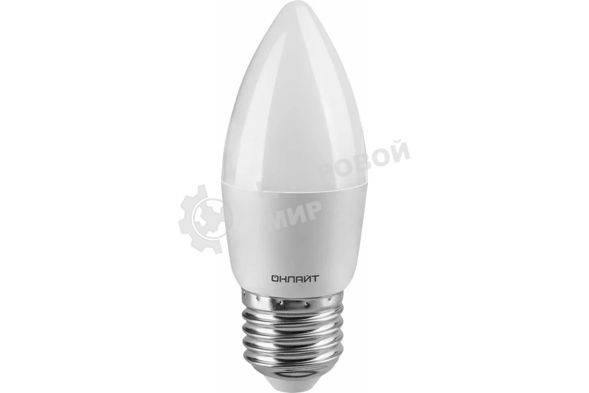 Лампа светодиодная ОНЛАЙТ 71635 OLL-C37-8-230-4K-E27-FR