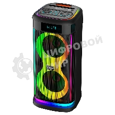 Минисистема Supra SMB-800 черный 140Вт FM USB BT micro SD