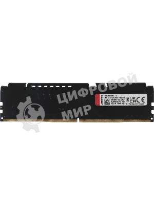 Оперативная память Kingston Fury Beast, DDR5, 16GB (2x8GB), 5600MHz, CL40, DIMM, с радиаторами, черный