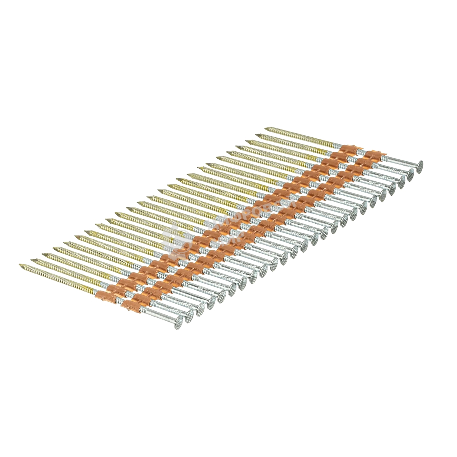 Гвозди Denzel для пнев. нейлера (оцинк.) длина - 90 мм, диам. - 3,05 мм, 2000 шт.