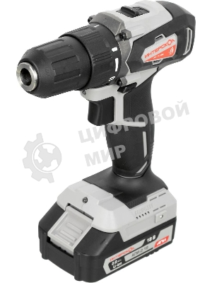 Дрель-шуруповерт аккумуляторная ИНТЕРСКОЛ ДА-13/18ВК 575.2.2.70, 2 аккум., 2А·ч, кейс, АПИ