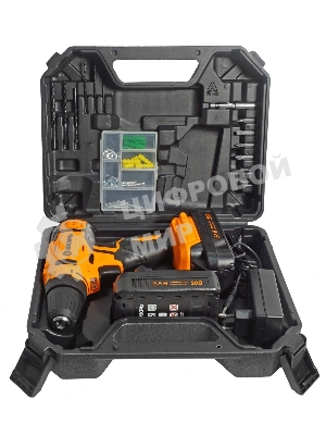 Дрель-шуруповерт Вихрь ДА-К20/2Н, 20 В, 2 Ач, 50 Нм, щеточный