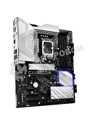 Материнская плата ASRock Z890 PRO RS, LGA1851, Intel Z890, 4xDDR5, 4xSATA, 4xM.2, 1xPCIe 5.0 x16, 2xThunderbolt 4, 1xUSB-A 3.2 Gen 2, 6xUSB-A 3.2 Gen 1, 4xUSB 2.0, 1xHDMI, 1xDP, 1x2.5Gb LAN, 3x3.5 мм, 7.1, ATX