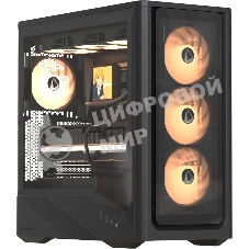 Компьютерный корпус Aerocool \ Formula V Line Air Power G9 DUO PA Black, ATX, TYPE-C*1, USB3.0*2, MESH/GLASS FRONT PANEL, FRONT 3x PERFORMANCE ARGB, REAR 1x PERFORMANCE ARGB