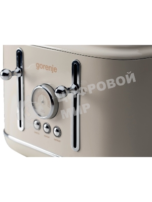 Тостер Gorenje T2300CLIN 1150Вт бежевый/серебристый