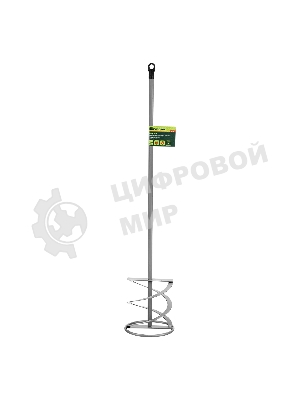 Миксер Сибртех для красок и штукатурных смесей, 120х10х600 мм, шестигранный хвостовик