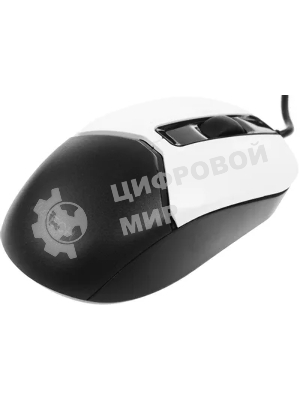 Мышь проводная A4Tech Fstyler FM12S белый/черный, 1200 dpi, USB, кнопки - 3