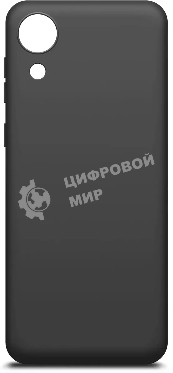 Чехол (клип-кейс) BoraSCO Silicone Case для Samsung Galaxy A03 Core черный (матовый)