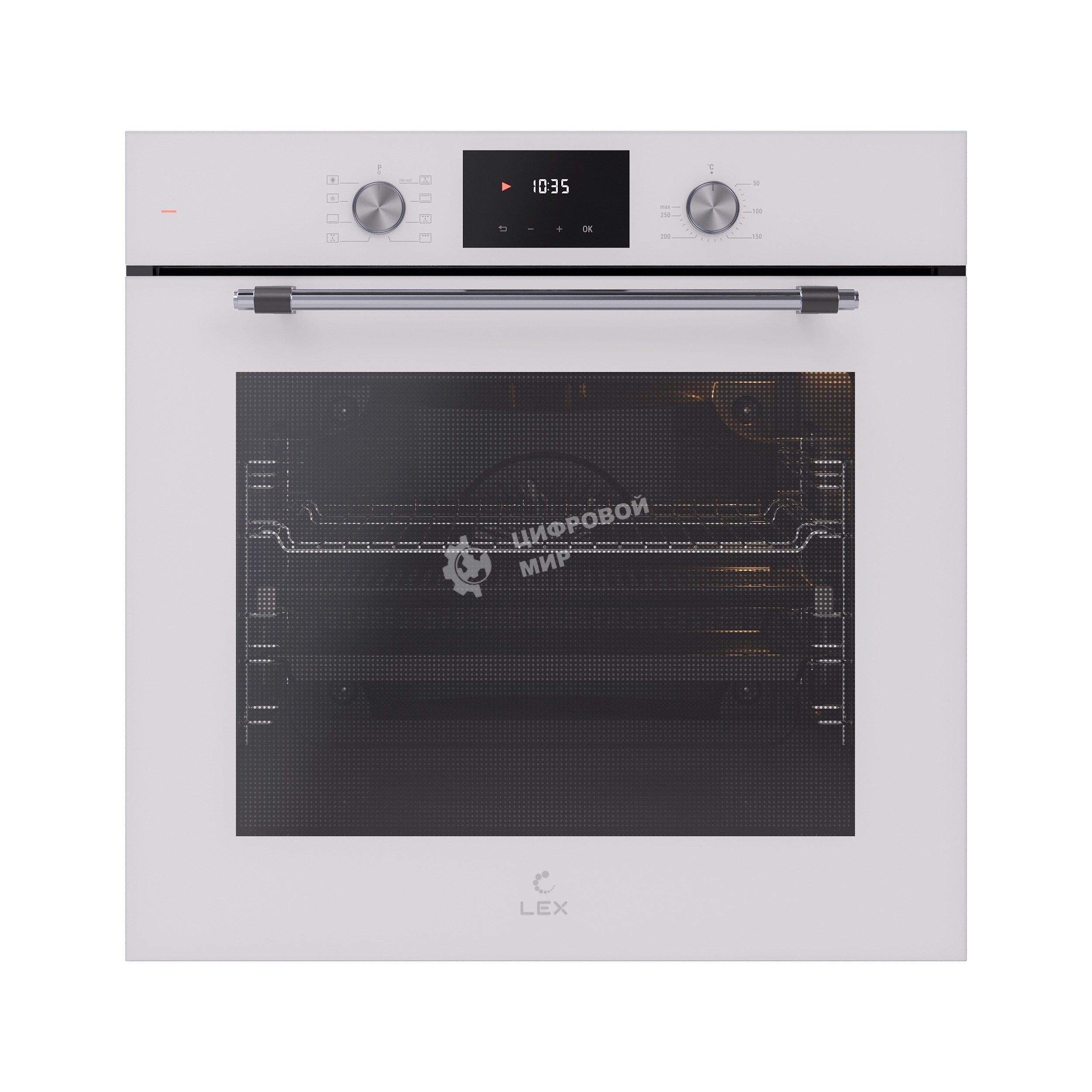 Духовой шкаф электрический LEX EDP 680 WH MAX, встраиваемый, белый